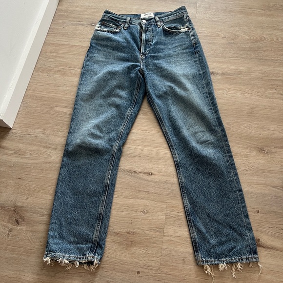 Agolde “Riley” soft denim jeans, SZ 25 - Picture 6 of 13